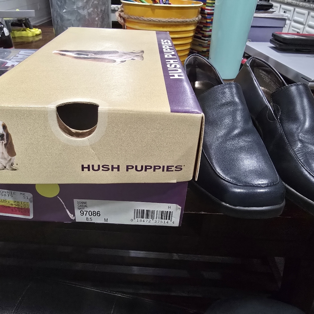 Hush Puppies Donnie Casual Loafers – Navy | Size 8.5M
